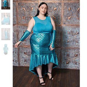 Torrid Mermaid Costume 3X BNWT